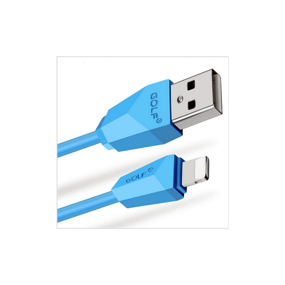 CÂBLE USB POUR IPHONE GOLF GC-27M / 1M  / Bleu
