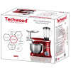 Robot Pâtissier MULTIFONCTION TECHWOOD TRP-1355 / 1300 W / ROUGE