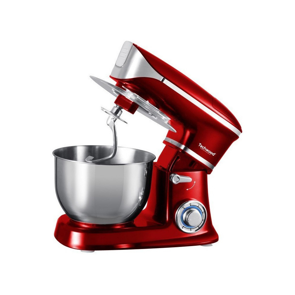 Robot Pâtissier MULTIFONCTION TECHWOOD TRP-1355 / 1300 W / ROUGE