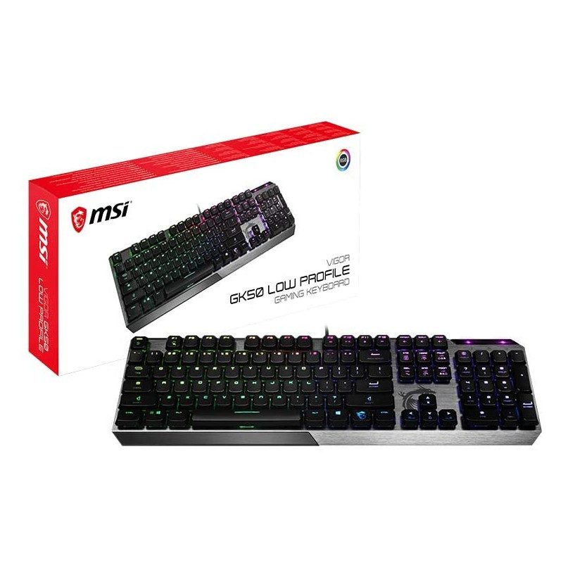 CLAVIER GAMING MÉCANIQUE MSI VIGOR GK50 RGB