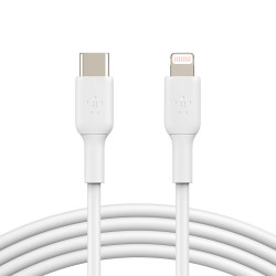 Câble Boost Belkin USB-C vers Lightning Charge / Blanc