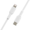 Câble Boost Belkin USB-C vers Lightning Charge / Blanc