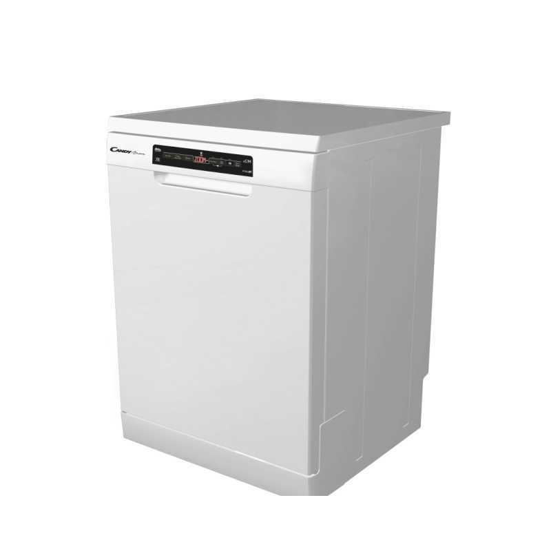Lave vaisselle Candy 16 couverts CDPN4D620PWE / 60cm / Blanc / Wi-Fi / Bluetooth + Livraison + Installation et Mise en Marche Gratuites + Sel Finish 2 KG + Finish Classic 40 Pastilles Offerts