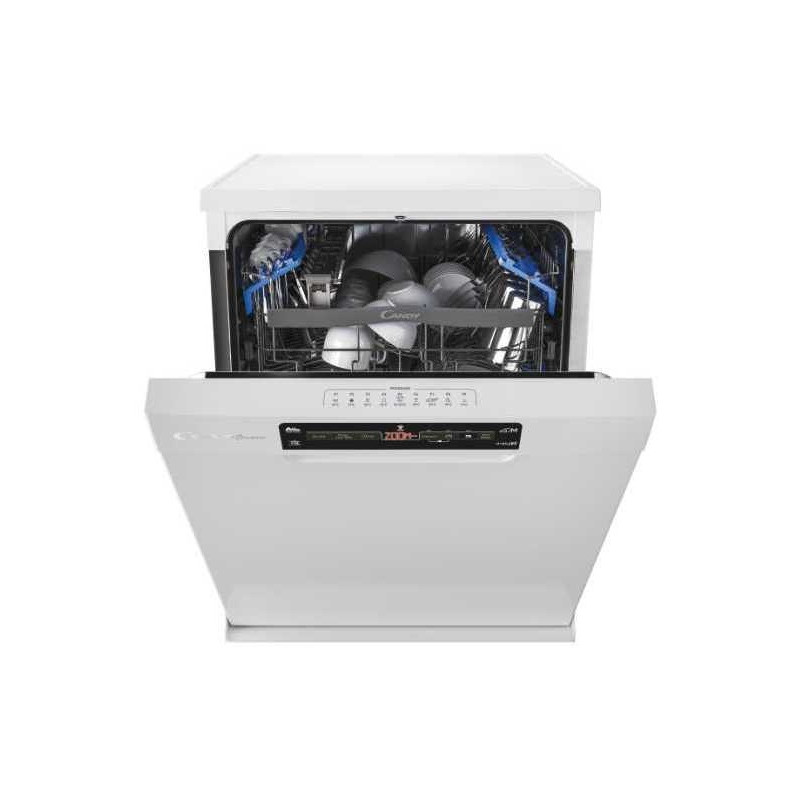 Lave vaisselle Candy 16 couverts CDPN4D620PWE / 60cm / Blanc / Wi-Fi / Bluetooth + Livraison + Installation et Mise en Marche Gratuites + Sel Finish 2 KG + Finish Classic 40 Pastilles Offerts