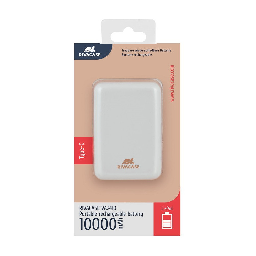 POWER BANK RIVACASE RIVAPOWER VA2410 TYPE C / 10 000 MAH