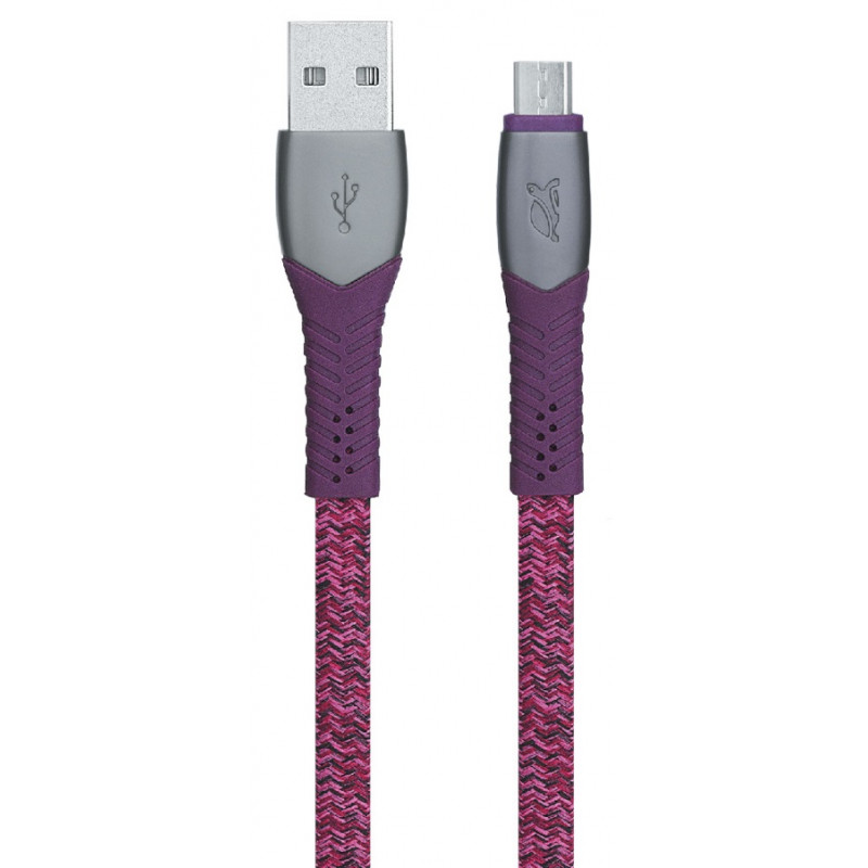 CÂBLE RIVACASE PS6100 RD12 USB VERS MICRO / VIOLET