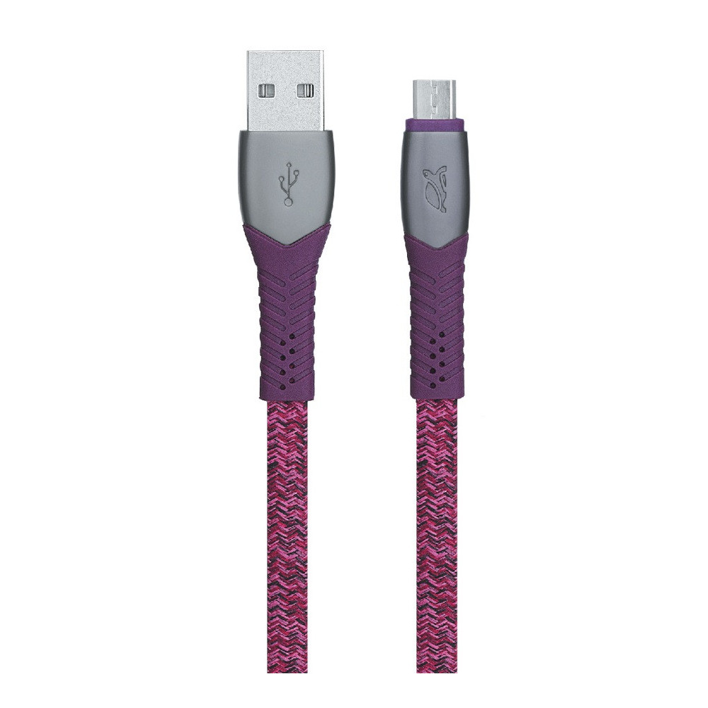 CÂBLE RIVACASE PS6100 RD12 USB VERS MICRO / VIOLET