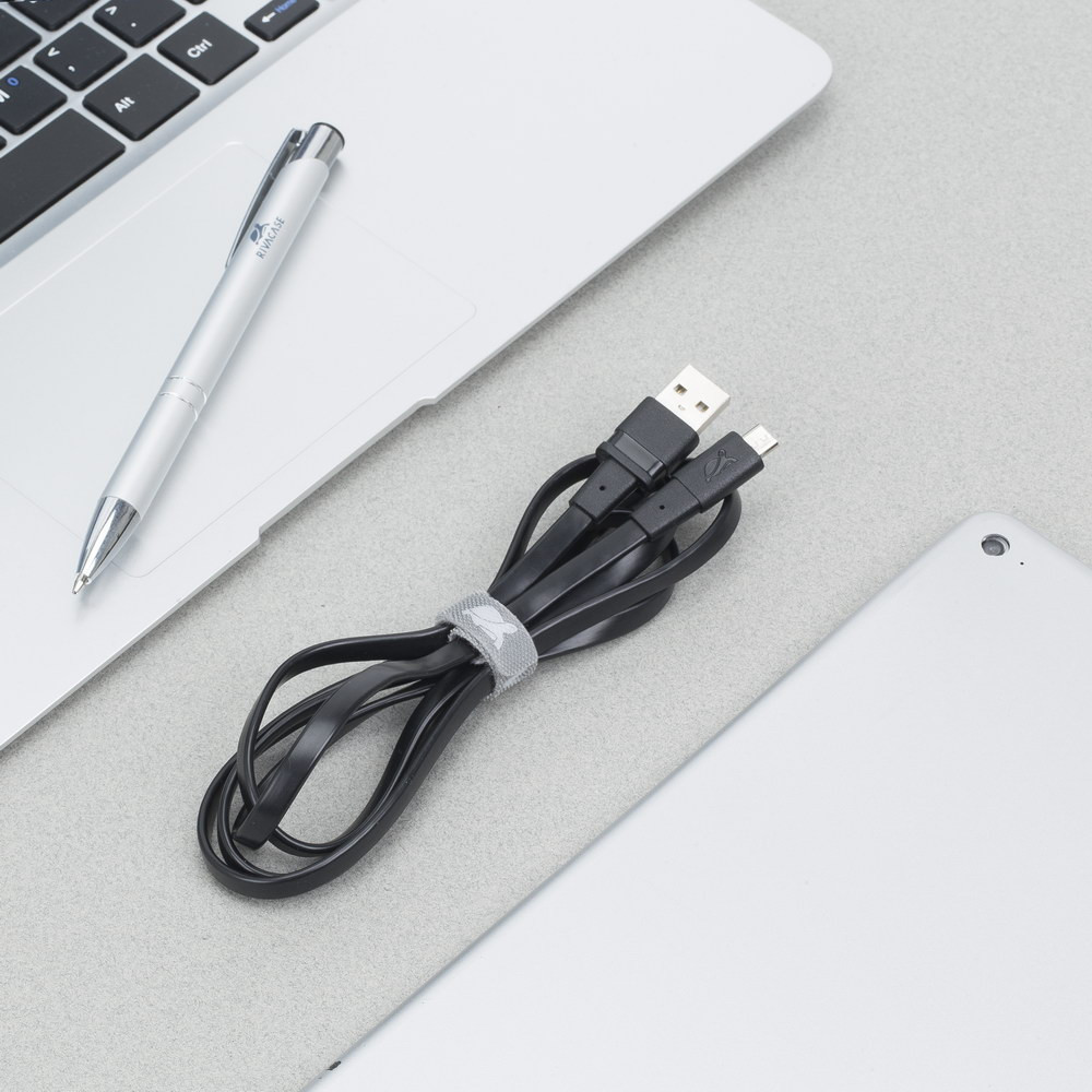Câble RivaCase PS6000 BK12 USB Vers Micro USB / Noir
