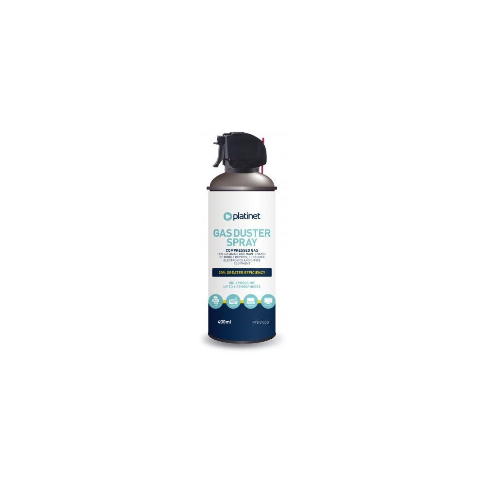 Gaz comprimé Platinet  avec détente PFS5130G / 400ml