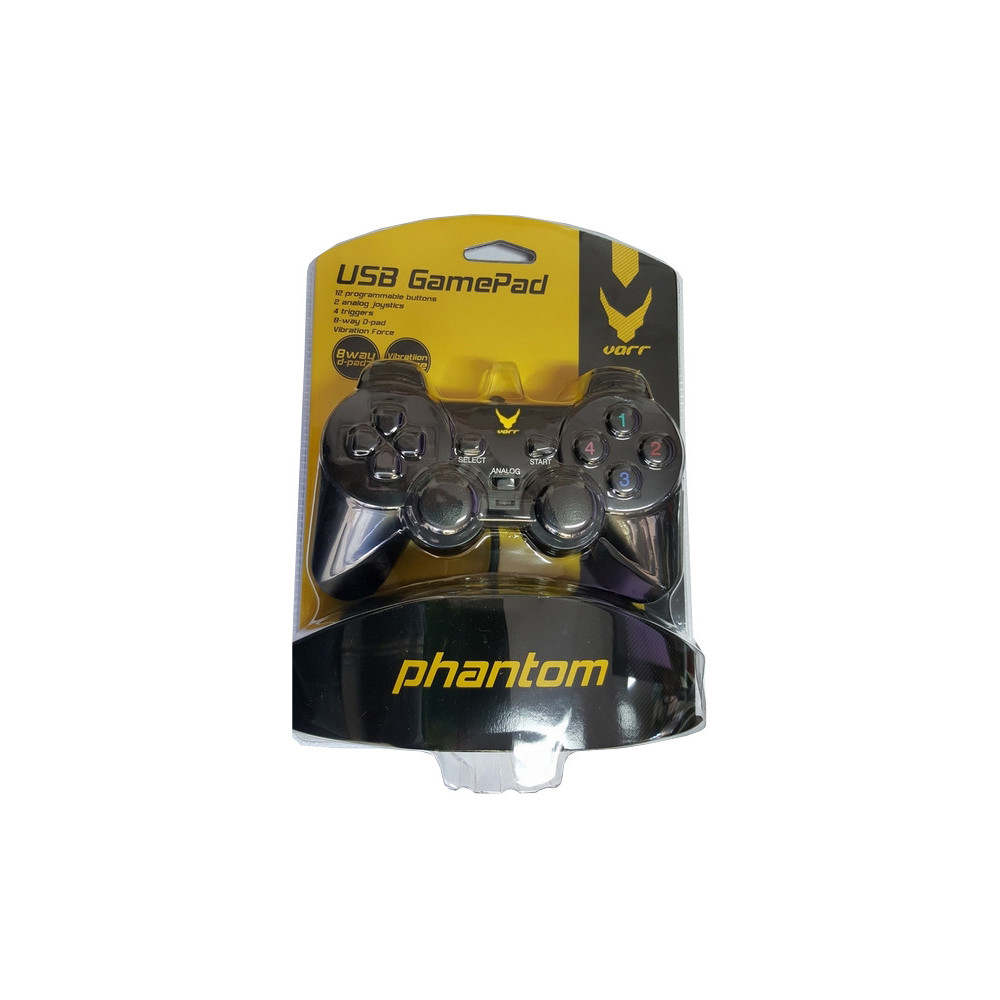Manette Gaming filaire USB OMEGA Phanthom OGP03 / Noir