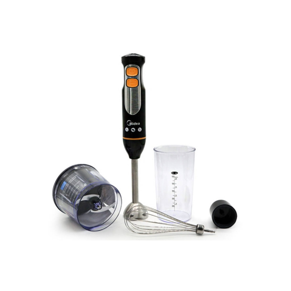 Mixeur Plongeant Multifonctions 3en1 Midea / 700W / Noir
