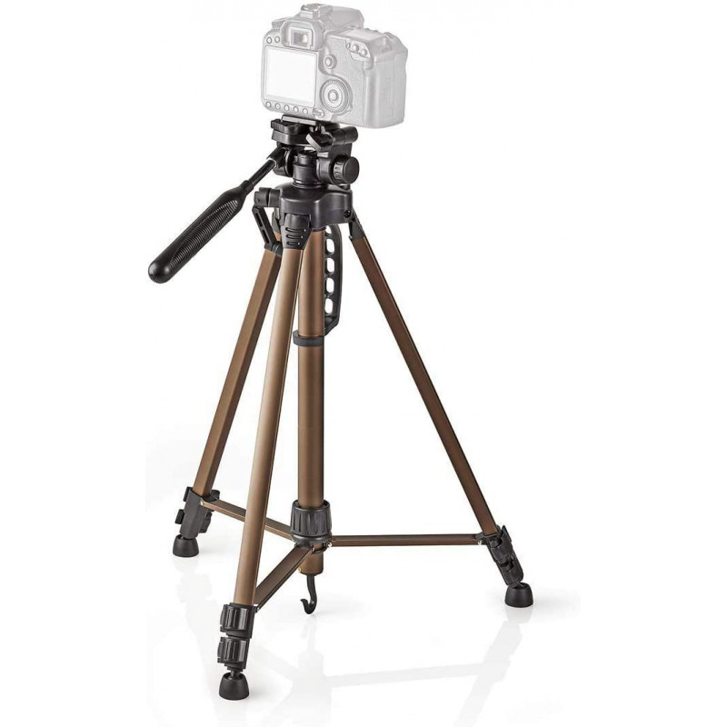 Trépied pour appareils photos Nedis Pan & Tilt 145 cm / Bronze image 0