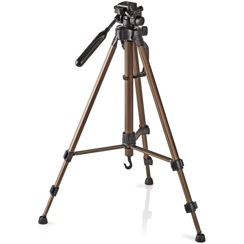 Trépied pour appareils photos Nedis Pan & Tilt 145 cm / Bronze