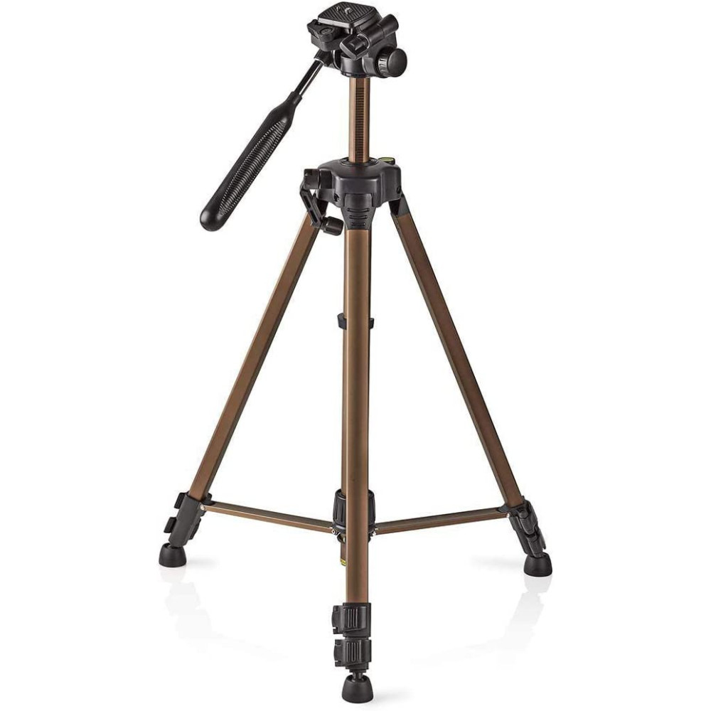 Trépied pour appareils photos Nedis Pan & Tilt 145 cm / Bronze