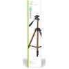 Trépied pour appareils photos Nedis Pan & Tilt 130 cm / Noir argent