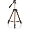 Trépied pour appareils photos Nedis Pan & Tilt 130 cm / Noir argent