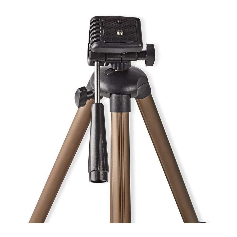Trépied pour appareils photos Nedis Pan & Tilt 130 cm / Noir argent