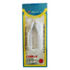 Câble jack Enroulé En Ressort  / 1m / Blanc