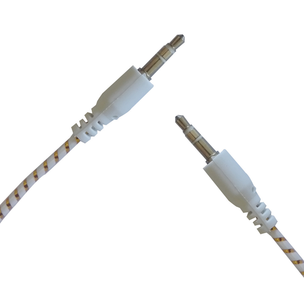 Câble jack jack  / 1m / Blanc