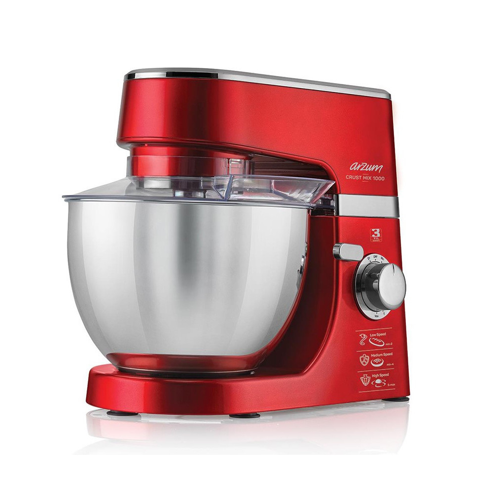Robot Pétrin 3en1 ARZUM AR1069 / 1000W / Rouge