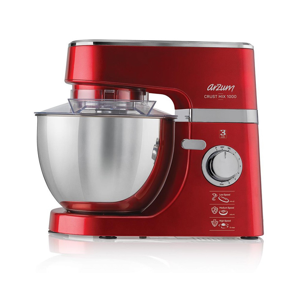 Robot Pétrin 3en1 ARZUM AR1069 / 1000W / Rouge