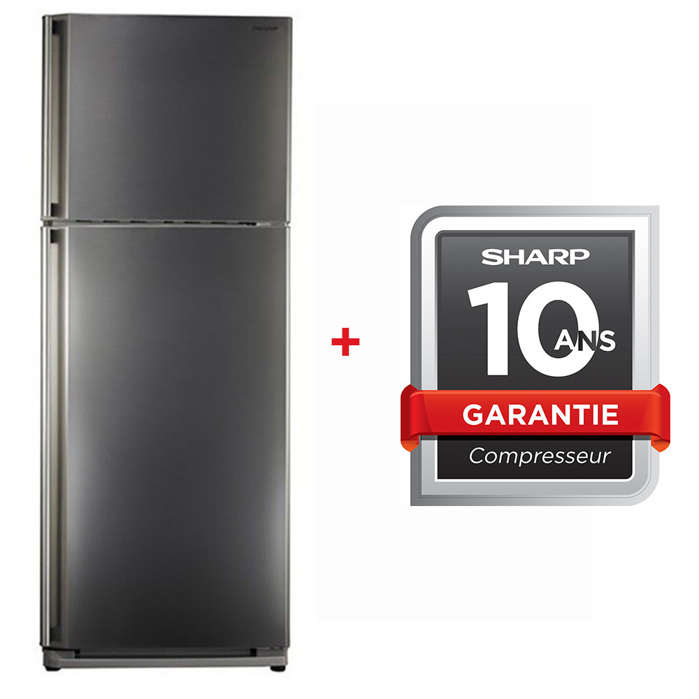 Réfrigérateur Sharp Double portes No Frost 425 Litres / SJ-48C-ST / inox