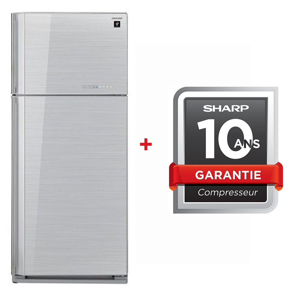 Réfrigérateur NoFrost Inverter Sharp SJ-GV58A-SL / 525L / Silver
