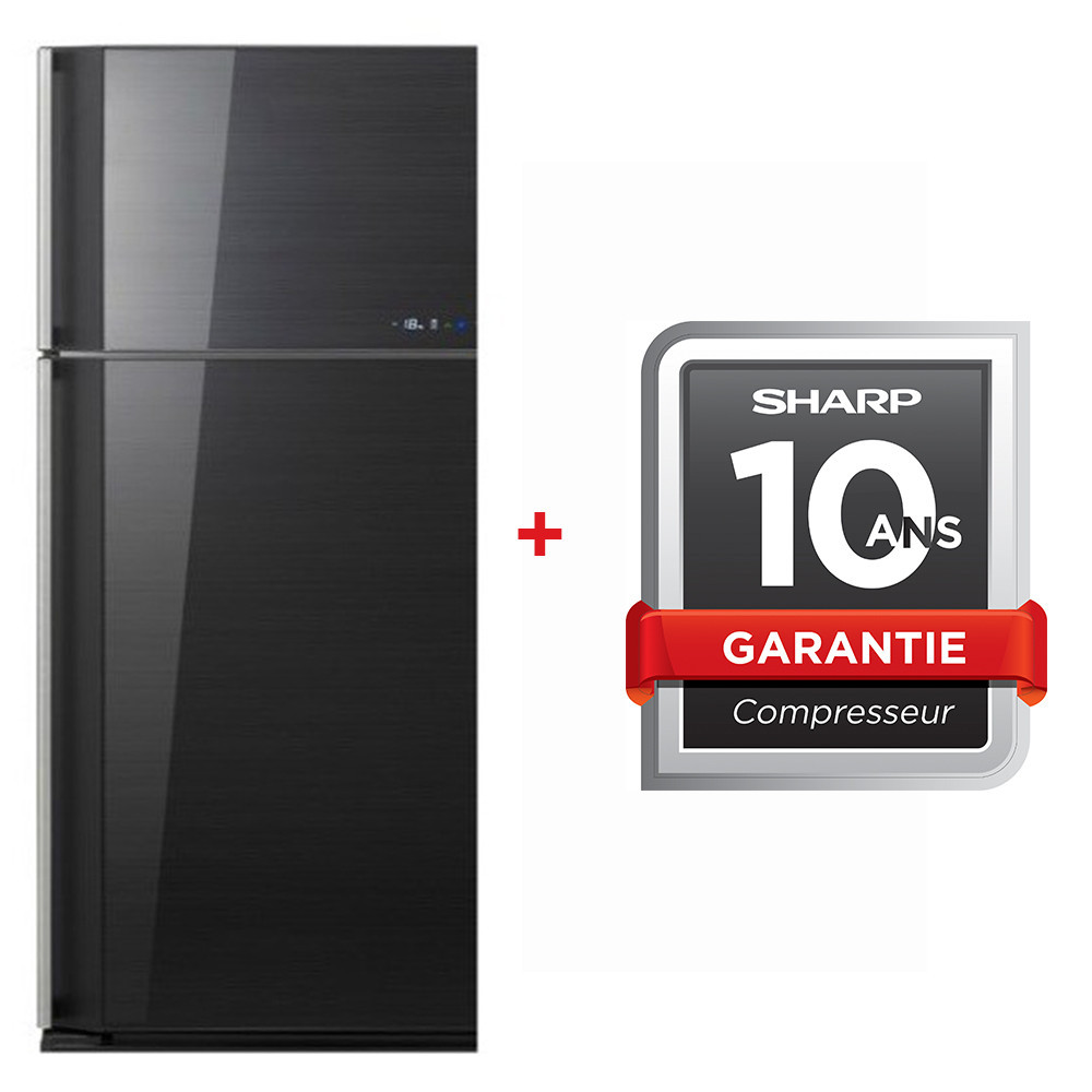 Réfrigérateur NoFrost Inverter Sharp SJ-GV58A-BK / 525L / Noir