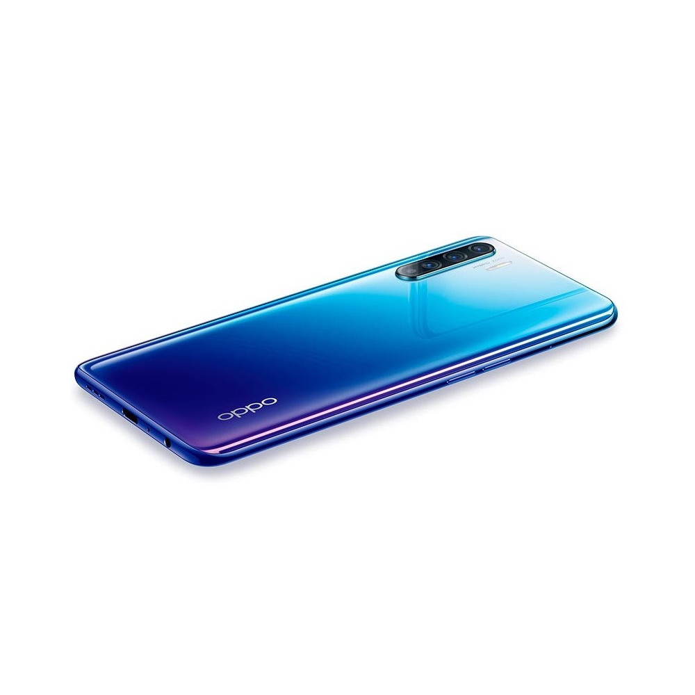 Téléphone Portable Oppo Reno 3 / 4G / Double SIM / Aurora Bleu + SIM Orange Offerte 60 Go