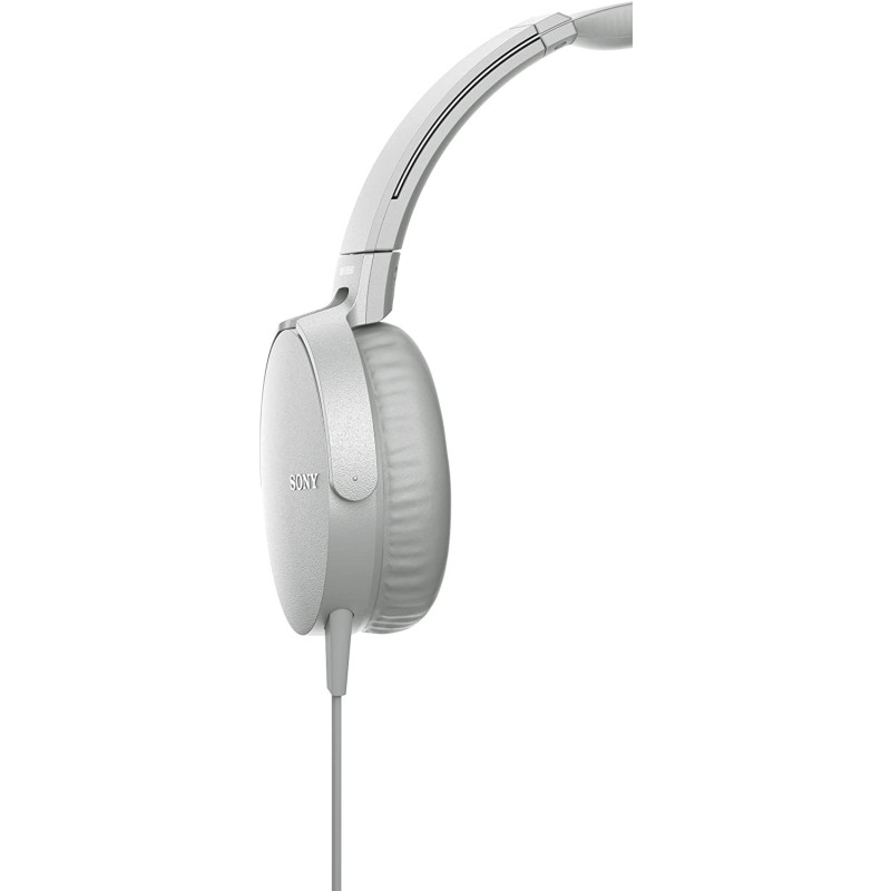 CASQUE SONY MDR-XB550AP AVEC TÉLÉCOMMANDE ET MICRO EXTRA BASS / BLANC