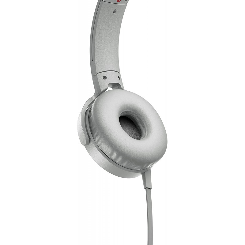 CASQUE SONY MDR-XB550AP AVEC TÉLÉCOMMANDE ET MICRO EXTRA BASS / BLANC