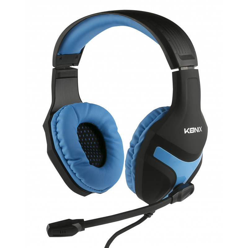 Casque avec Micro Gaming Konix ps4 / Noir & Bleu