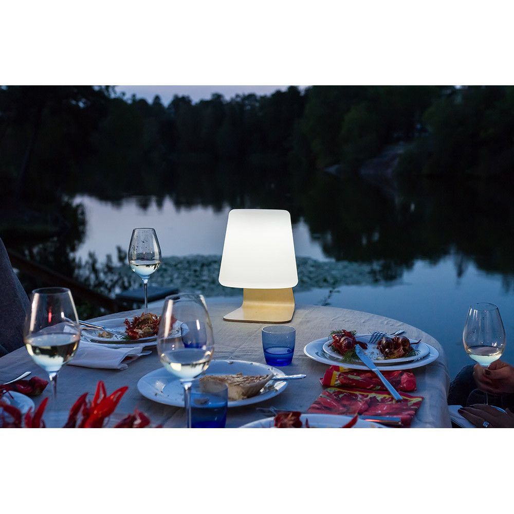 Lanterne LED Mooni de Table avec Haut-parleur Bluetooth 10W