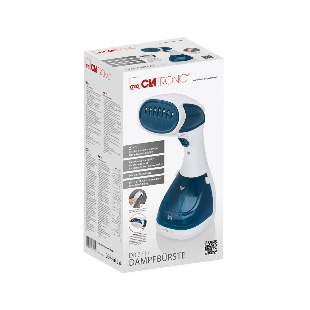 Défroisseur vapeur à main CLATRONIC DB3717 / 1100W
