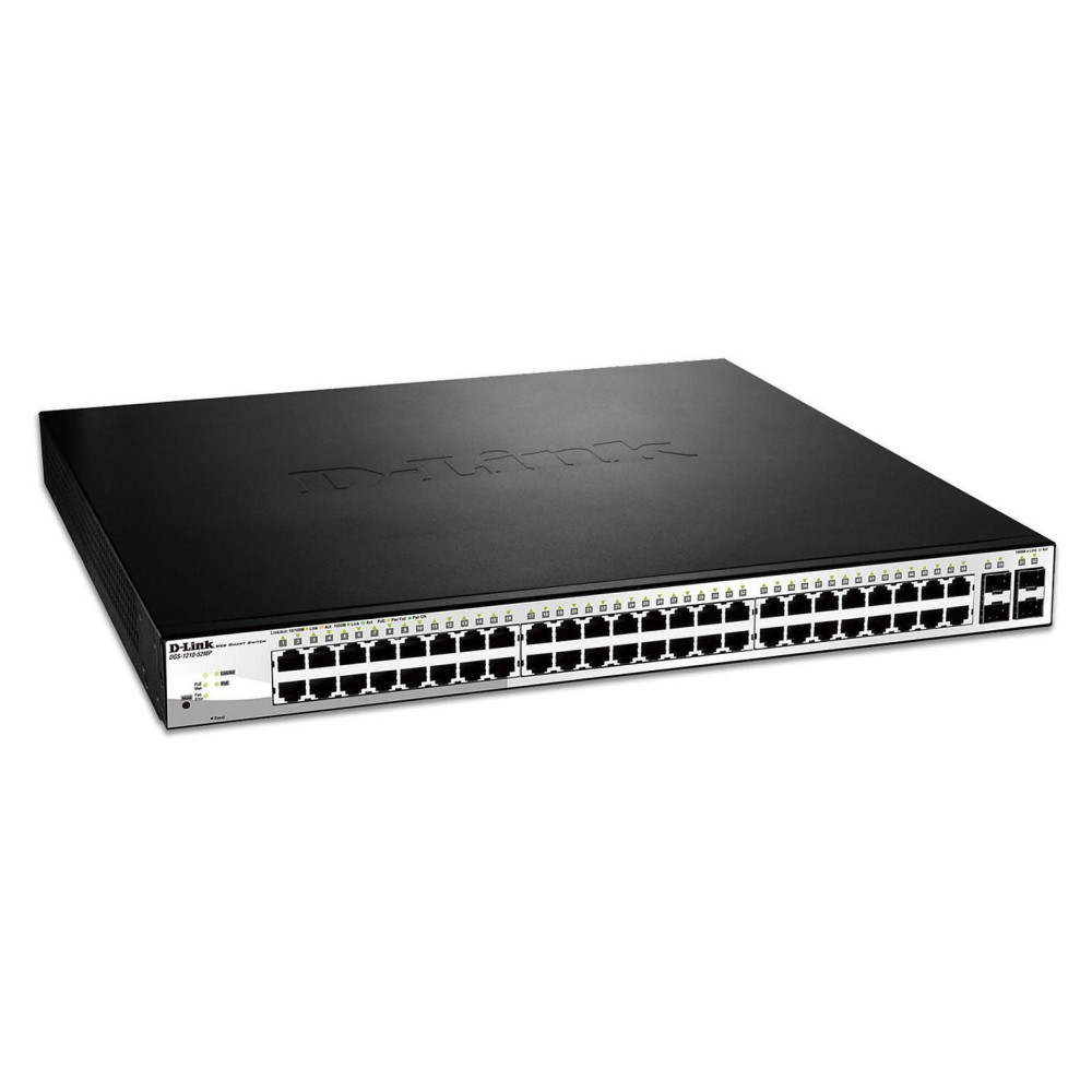 Smart Switch Montable 48 ports Poe Gigabit + 4 ports combo SFP
