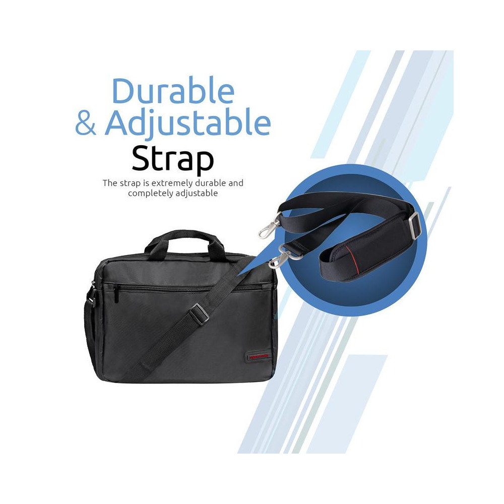 Sacoche PROMATE Gear pour Pc Portable 15.6" / Noir