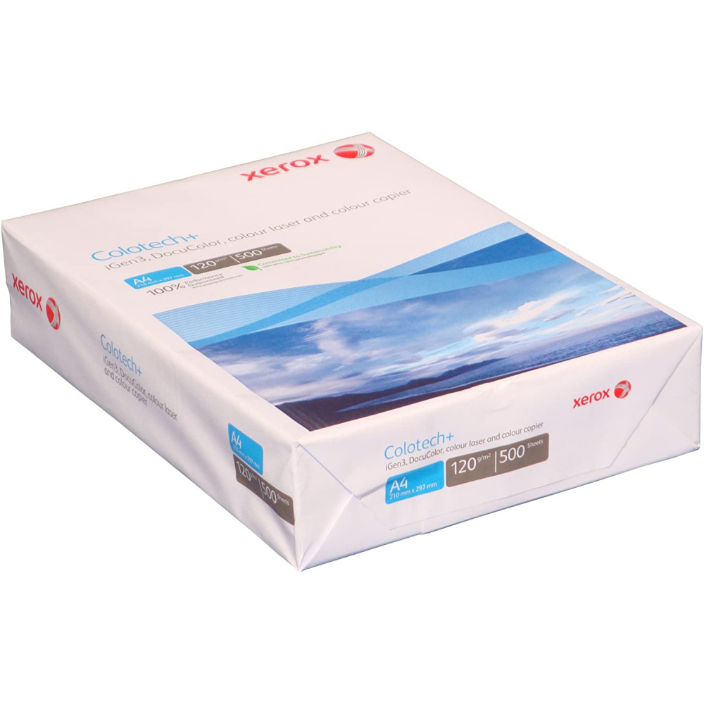 Rame papier Xerox Colotech+ A4 120g/m² / 500 Feuilles / Blanc