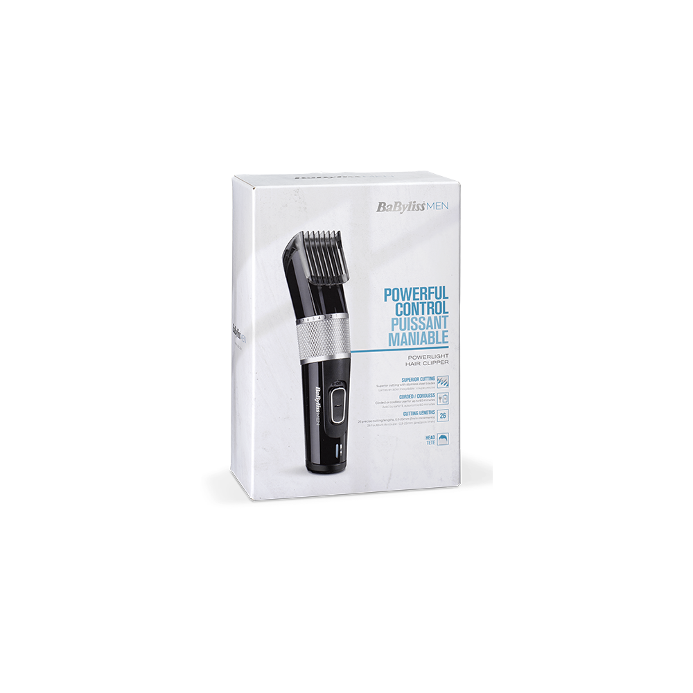 Tondeuse à cheveux Rechargeable BABYLISS Powerlight E973E