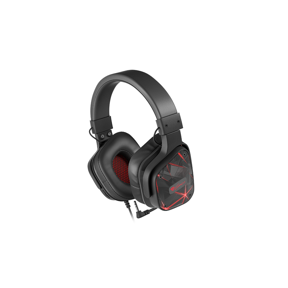 Casque avec Micro Gaming Genesis Argon 570 / Noir & Rouge