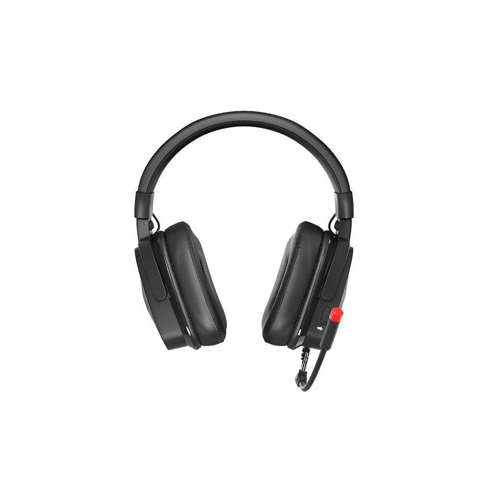 Casque avec Micro Gaming Genesis Argon 570 / Noir & Rouge