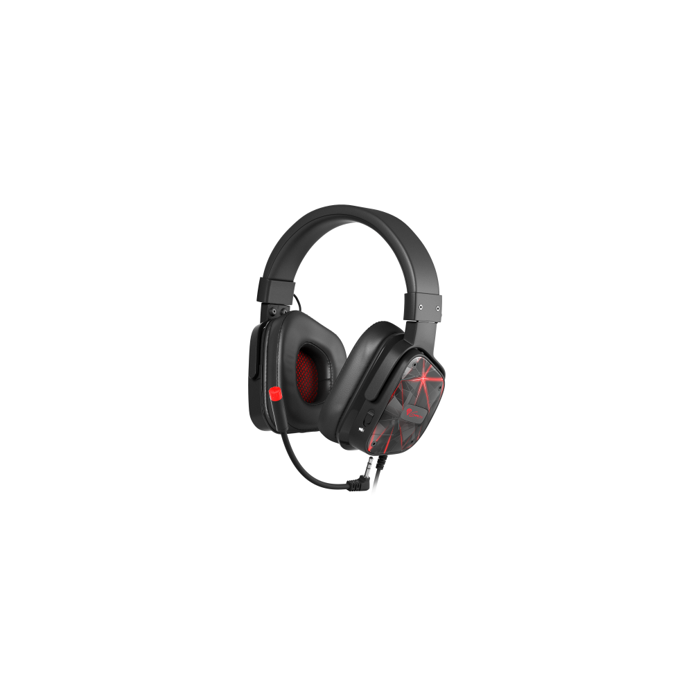 Casque avec Micro Gaming Genesis Argon 570 / Noir & Rouge
