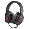Casque avec Micro Gaming Genesis Argon 570 / Noir & Rouge