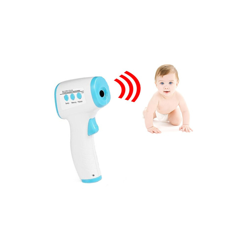 Thermomètre Frontal infrarouge Numérique Sans Contact FT-888 / Blanc & Bleu