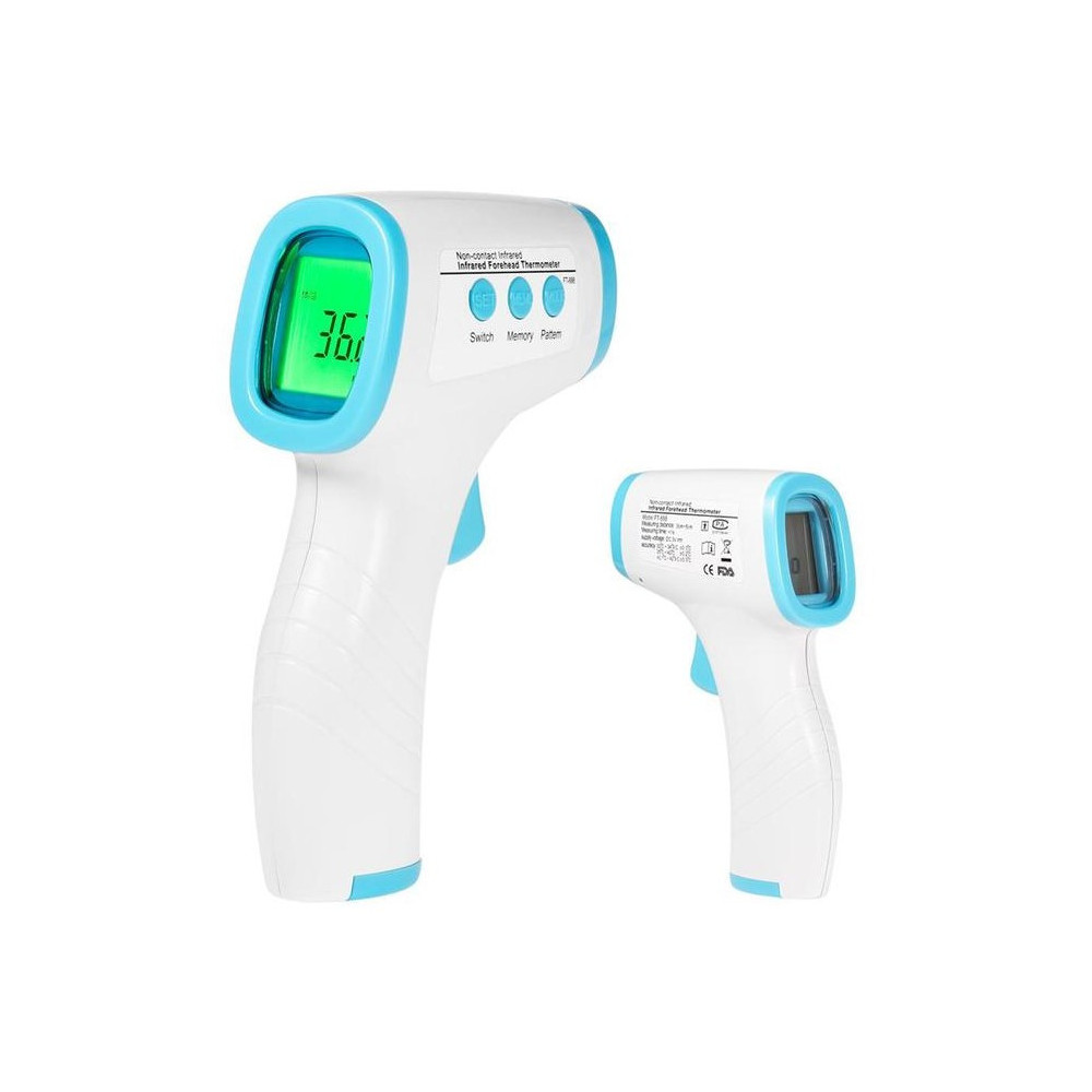 Thermomètre Frontal infrarouge Numérique Sans Contact FT-888 / Blanc & Bleu