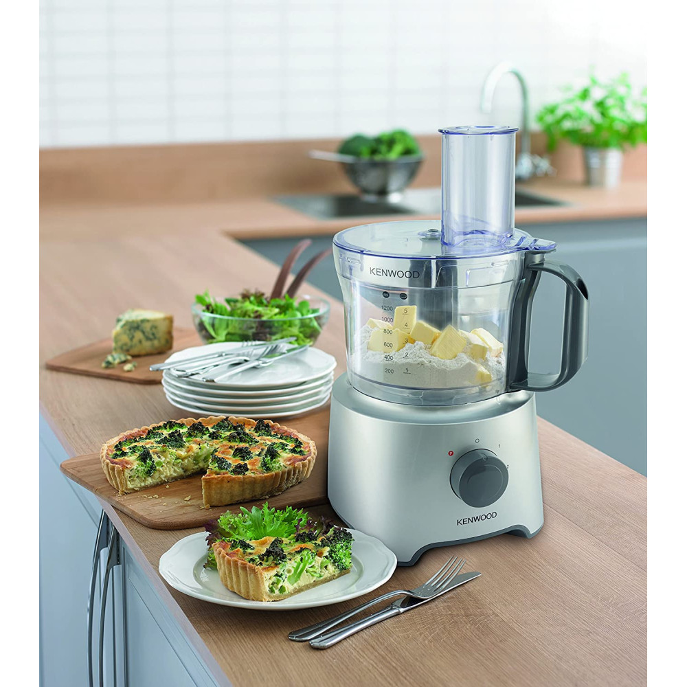 Robot KENWOOD 800W Multifonctions multipro Compact Silver (FDP302SI)