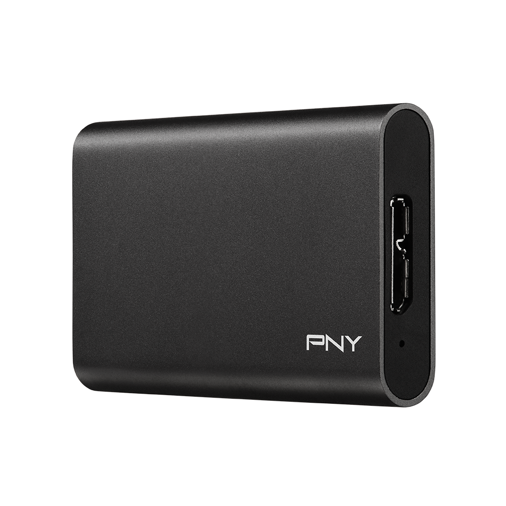 Disque SSD Portable externe Pny Elite USB 3.1 / 960 Go / Noir