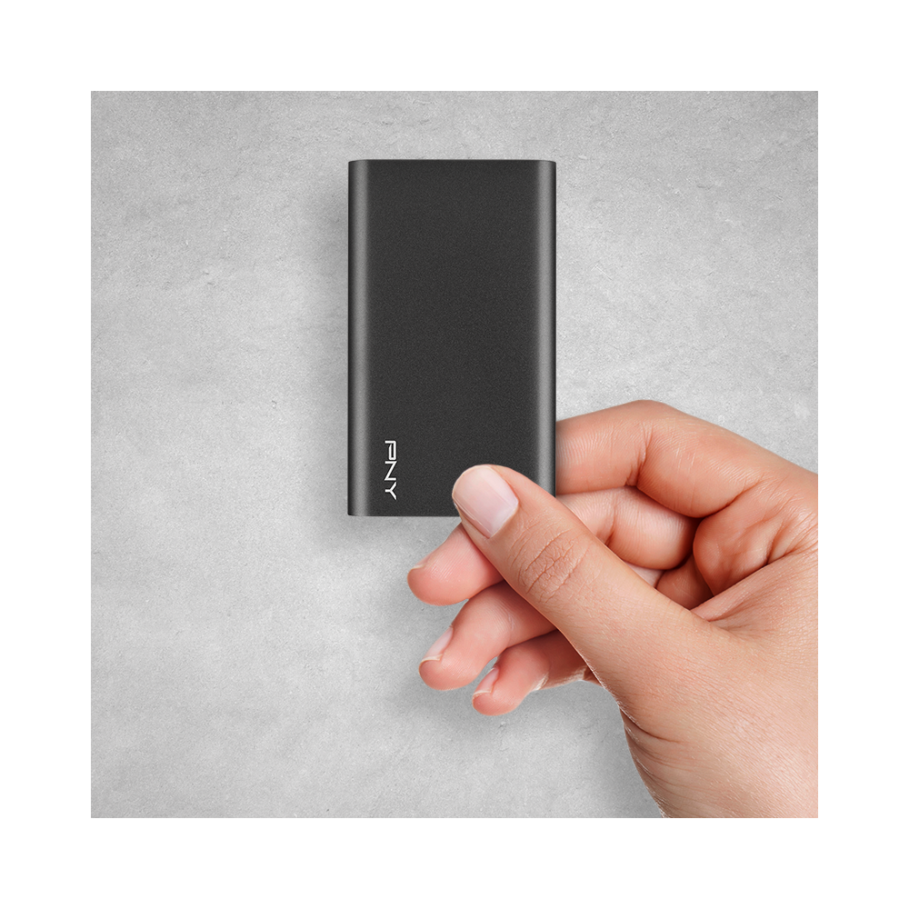 Disque SSD Portable externe Pny Elite USB 3.1 / 960 Go / Noir
