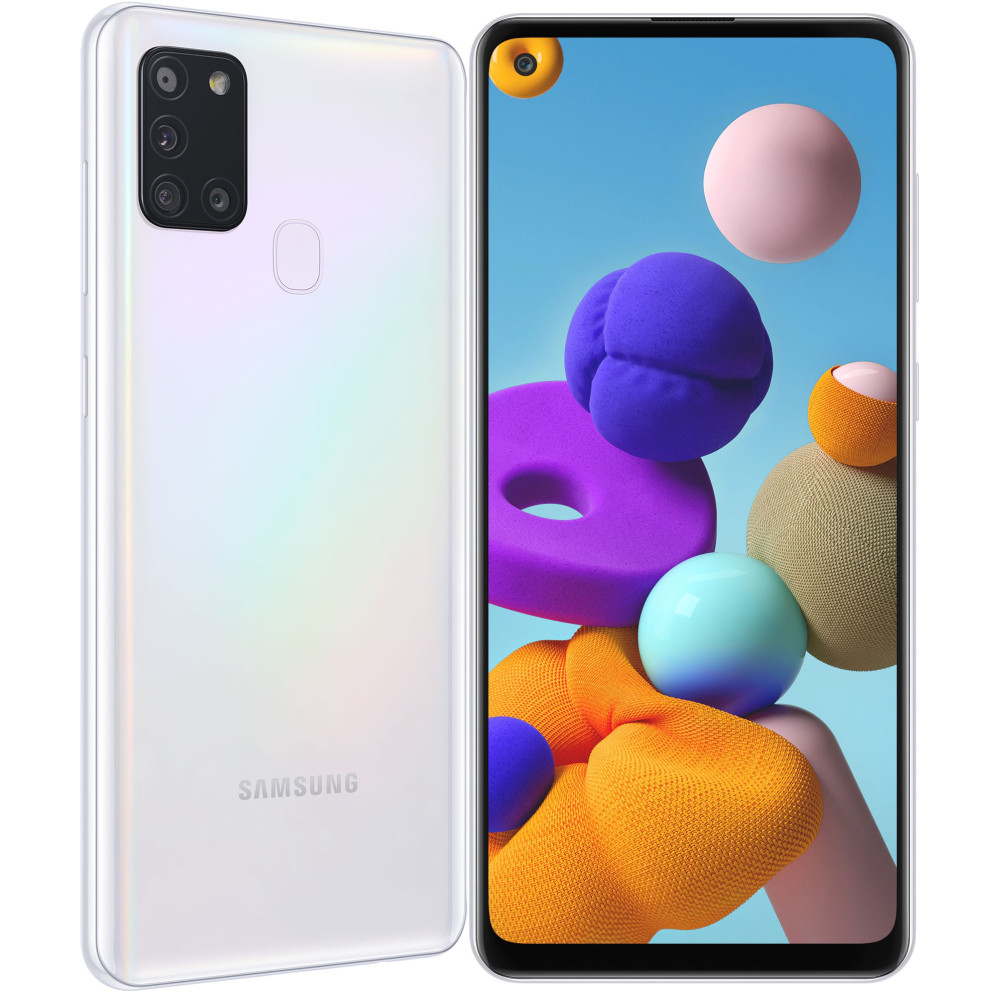 Smartphone Samsung Galaxy A21s / 4 Go/ 64 Go / Blanc