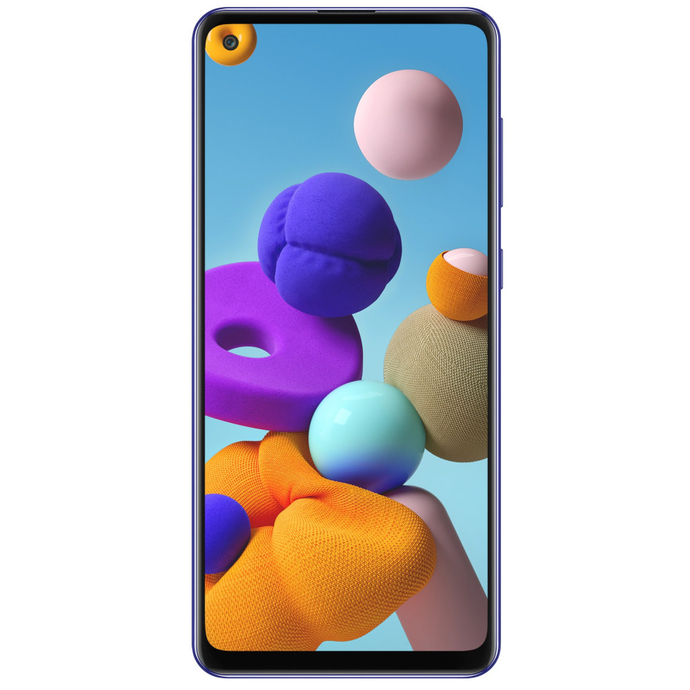 Téléphone Portable Samsung Galaxy A21s / Bleu + Etui offert + Galaxy Smart Tag SAMSUNG EL-T5300 offert