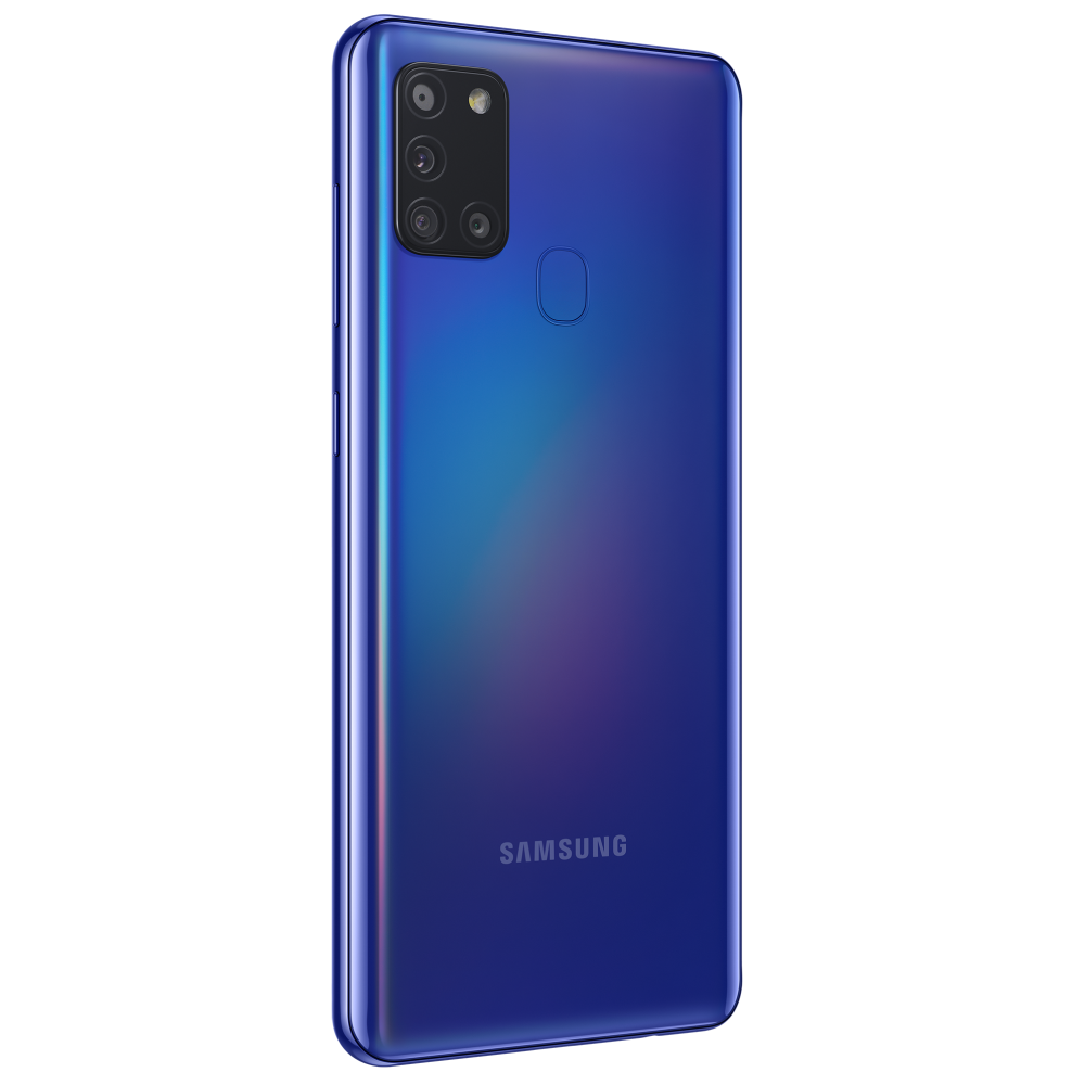 Téléphone Portable Samsung Galaxy A21s / Bleu + Etui offert + Galaxy Smart Tag SAMSUNG EL-T5300 offert